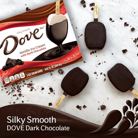 DOVEBAR® Vanilla Ice Cream With Dark Chocolate