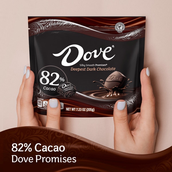 DOVEダークチョコレートバー 3.30オンスバー 12個入り Dove Chocolate DOVE Dark Bars, 3.30