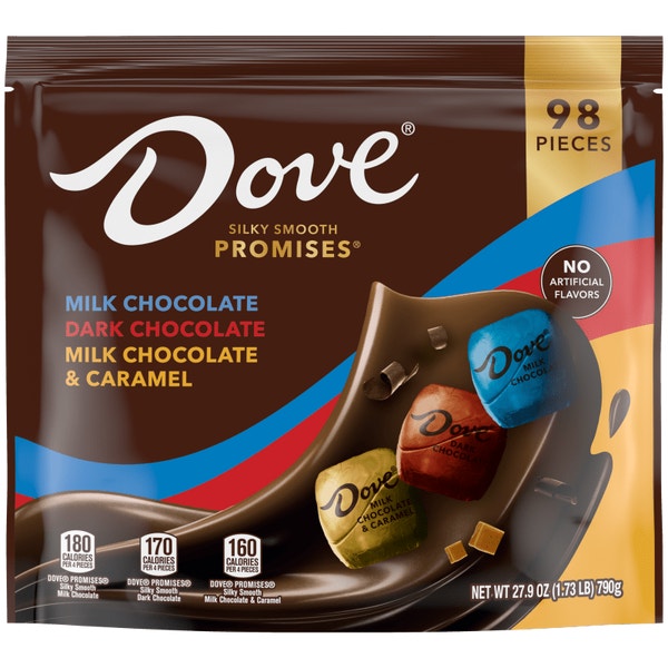DOVE PROMISES Chocolate Variety Mix Party Bag, 38.9oz Dove