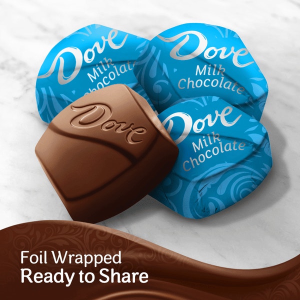 DOVE PROMISES Milk Chocolate Bag, 8.46oz Dove