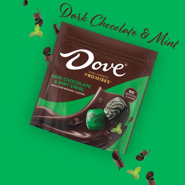 DOVE PROMISES Dark Chocolate & Mint Swirl Dove