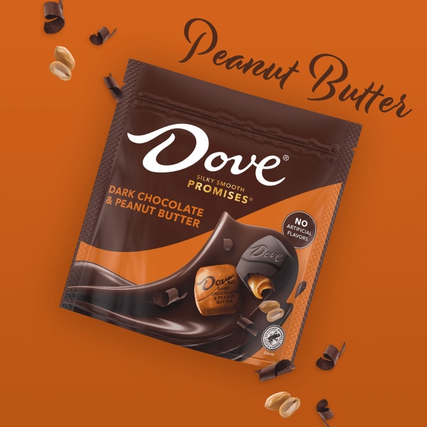 DOVE PROMISES Dark Chocolate & Peanut Butter Dove