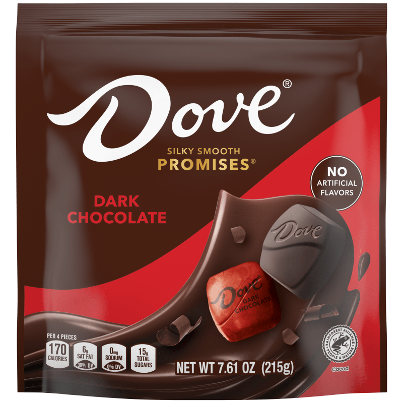 DOVE PROMISES Dark Chocolate Bag, 7.61oz