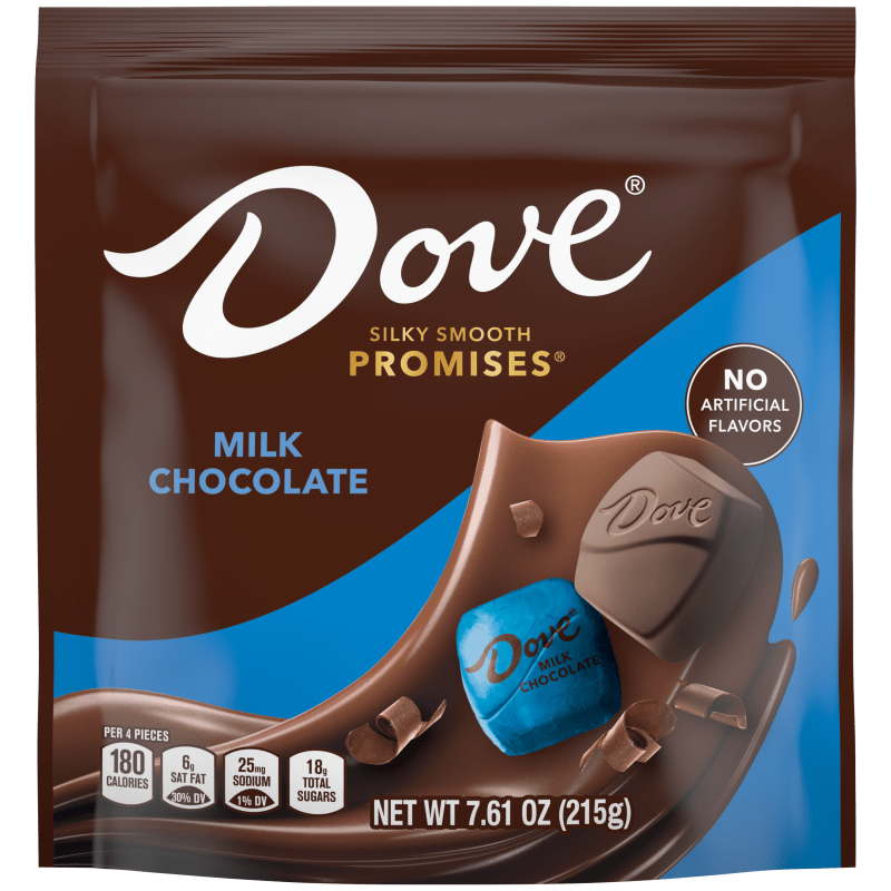 DOVE PROMISES Milk Chocolate Bag, 7.61 oz
