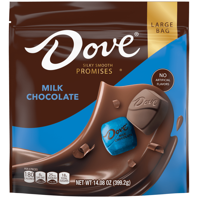 DOVE PROMISES Milk Chocolate Large Bag, 14.08oz