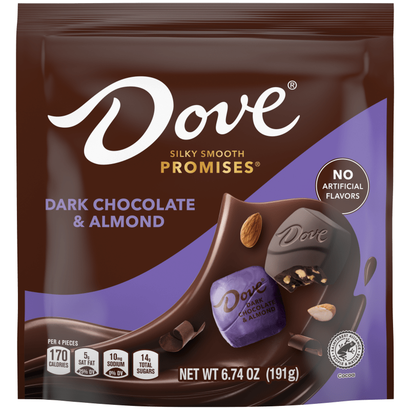 DOVE PROMISES Dark Chocolate & Almond image