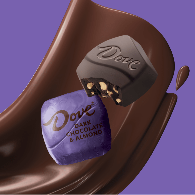 DOVE PROMISES DARK CHOCOLATE ALMOND STAND UP POUCH 12.67OZ