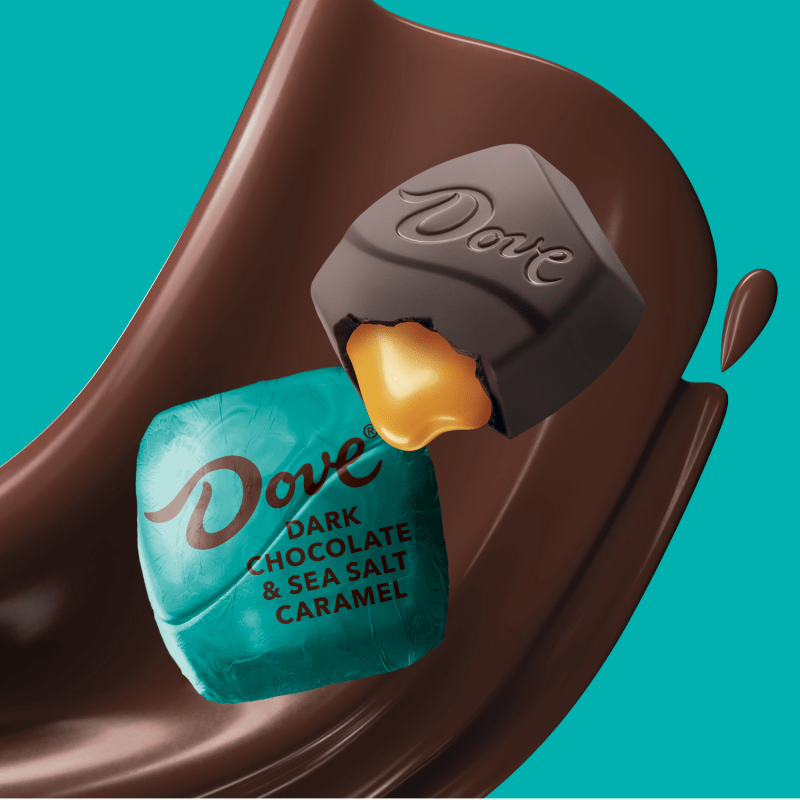 DOVE PROMISES Dark Chocolate & Sea Salt Caramel