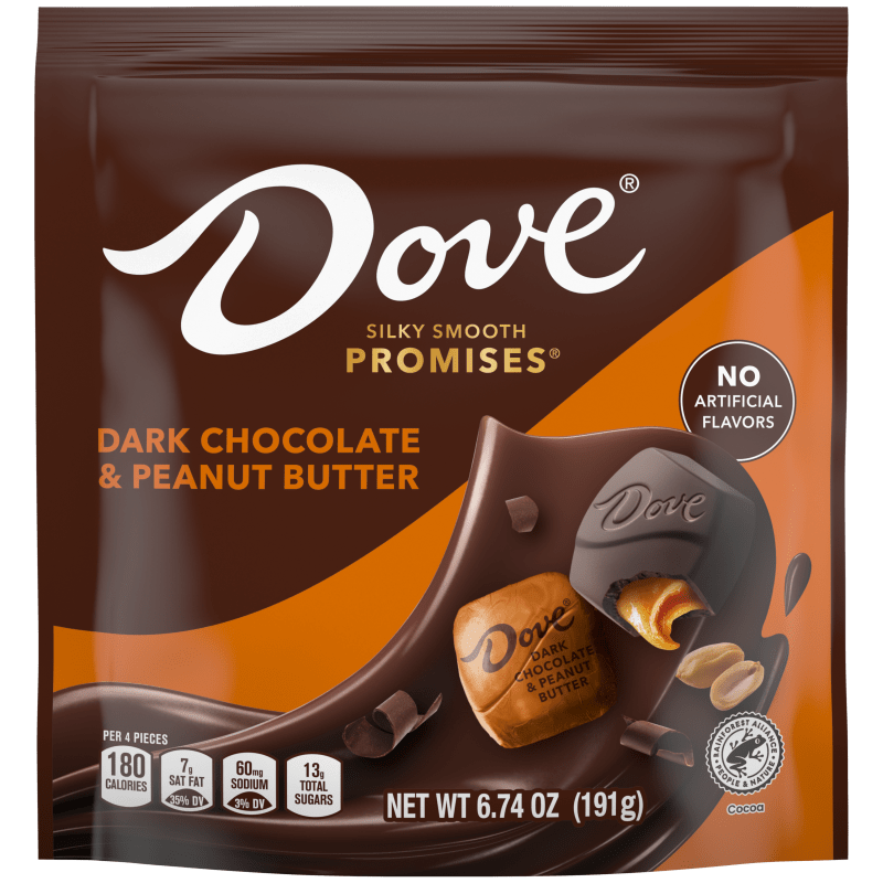 DOVE PROMISES Dark Chocolate & Peanut Butter