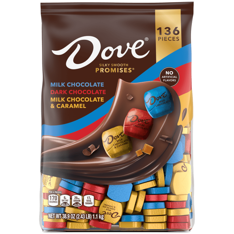 DOVE PROMISES Chocolate Variety Mix Party Bag, 38.9oz