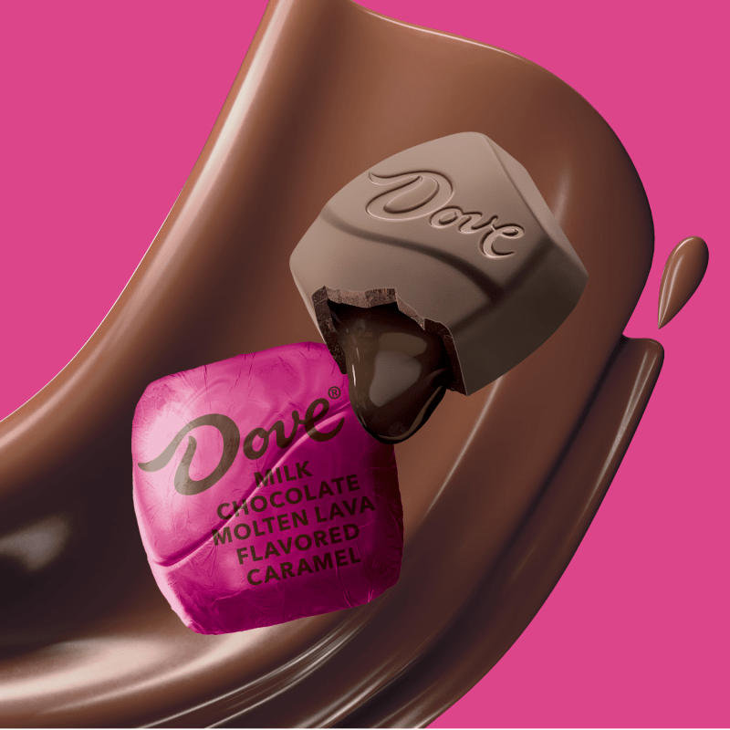 DOVE PROMISES Milk Chocolate Molten Lava Bag, 6.74oz