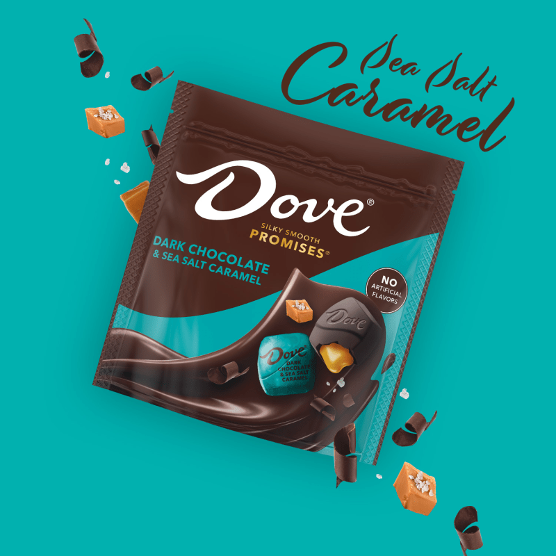 DOVE PROMISES Dark Chocolate & Sea Salt Caramel