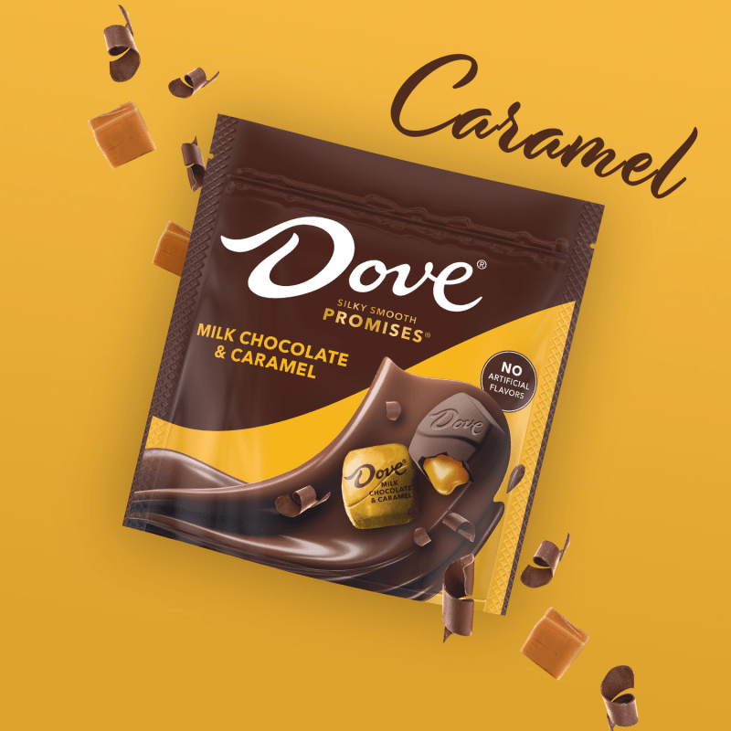 DOVE PROMISES Milk Chocolate & Caramel
