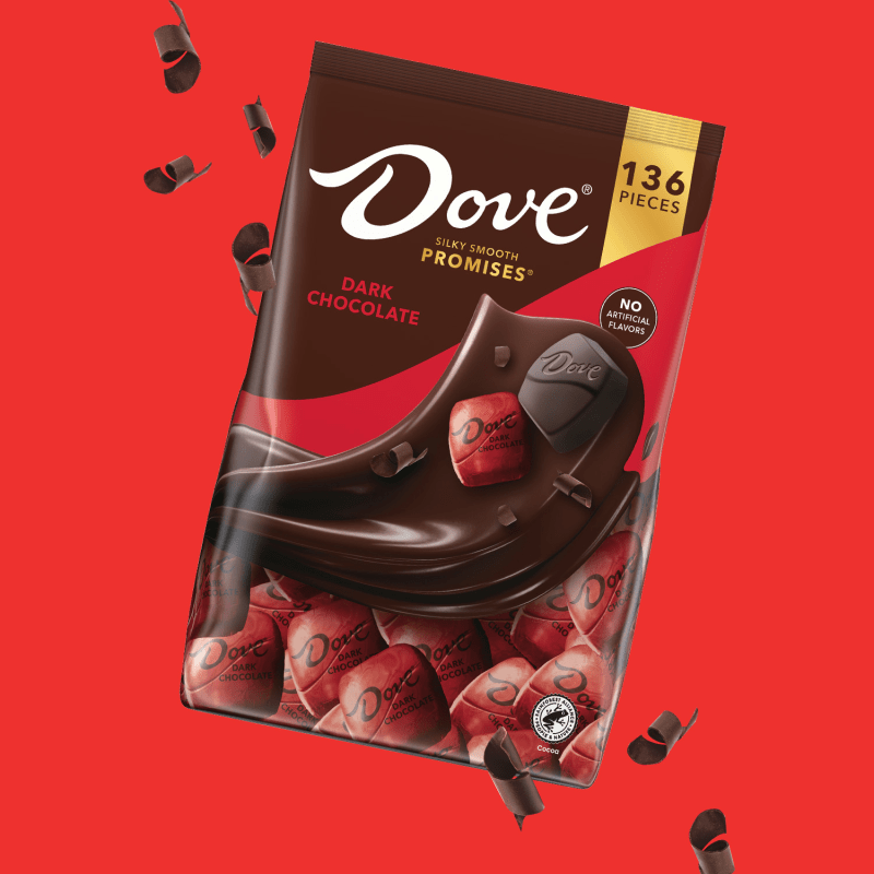 DOVE PROMISES Dark Chocolate Party Bag, 38.9 oz