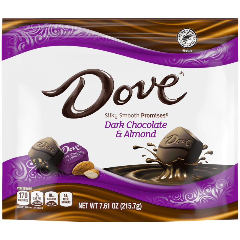 DOVE PROMISES Dark Chocolate & Almond Dove
